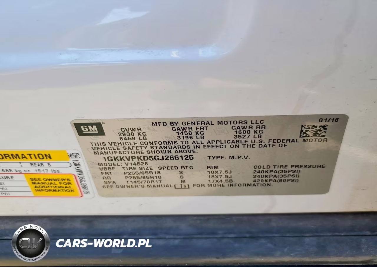 2016 GMC Acadia Sle VIN:1GKKVPKD5GJ266125 - 13