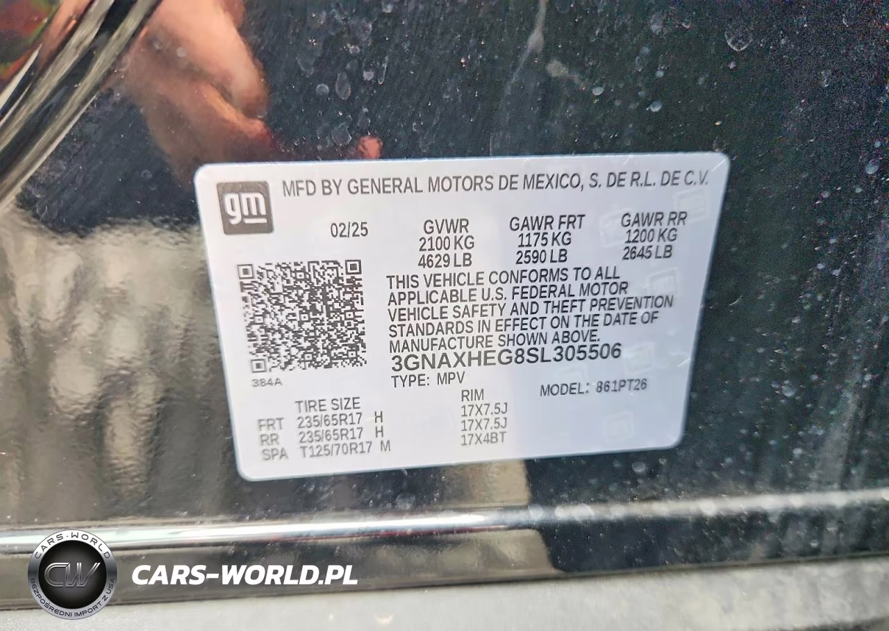 2025 Chevrolet Equinox Lt VIN:3GNAXHEG8SL305506 - 13