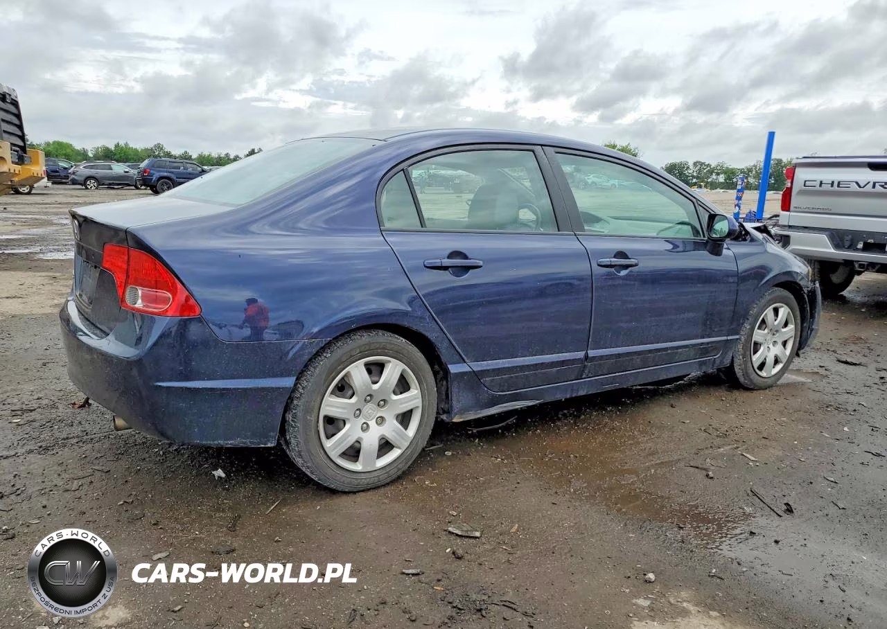 2008 Honda Civic Lx VIN:1HGFA15568L024493 - 3