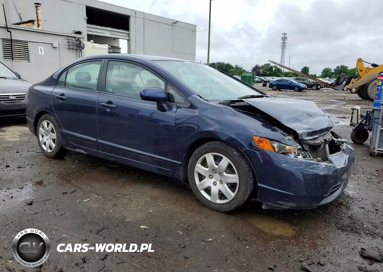 2008 Honda Civic Lx VIN:1HGFA15568L024493 - 4