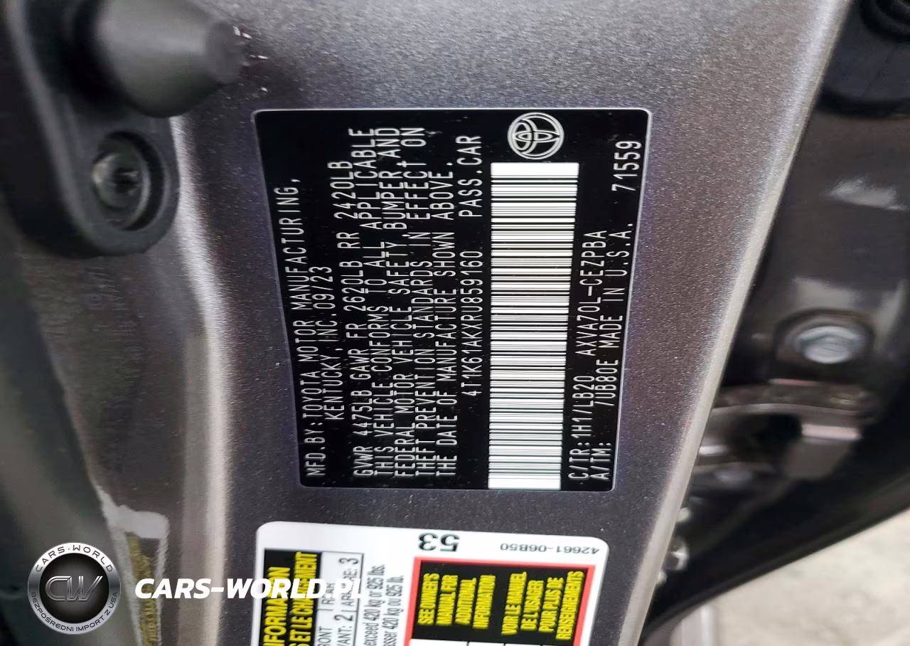 2024 Toyota Camry Xse VIN:4T1K61AKXRU859160 - 12