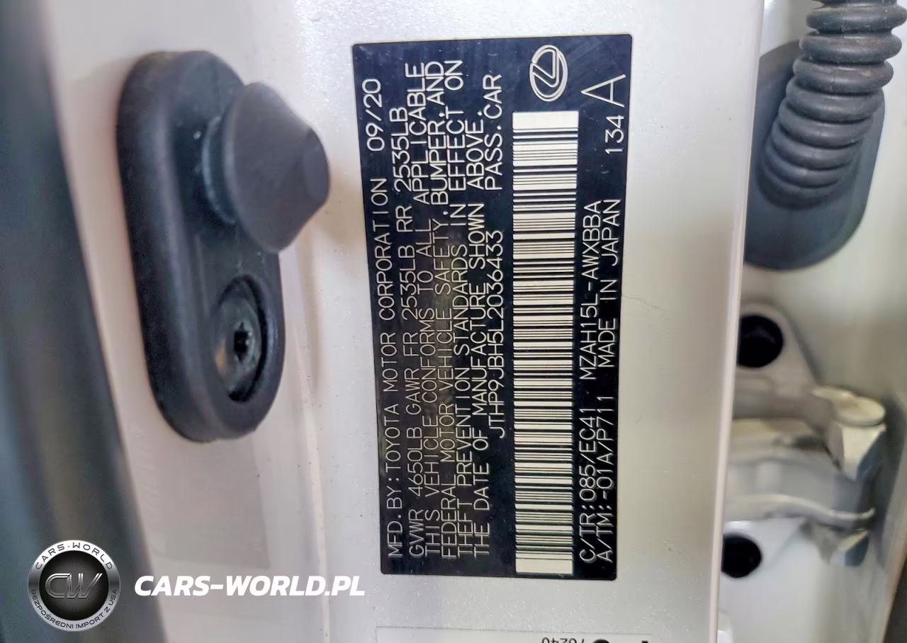 2020 Lexus Ux 250H VIN:JTHP9JBH5L2036433 - 13