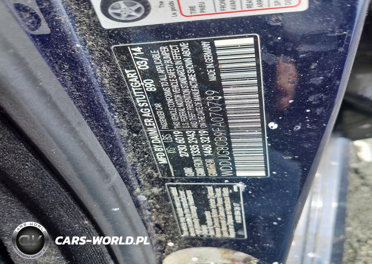 2015 Mercedes-Benz S 550 VIN:WDDUG8CB9FA070789 - 12