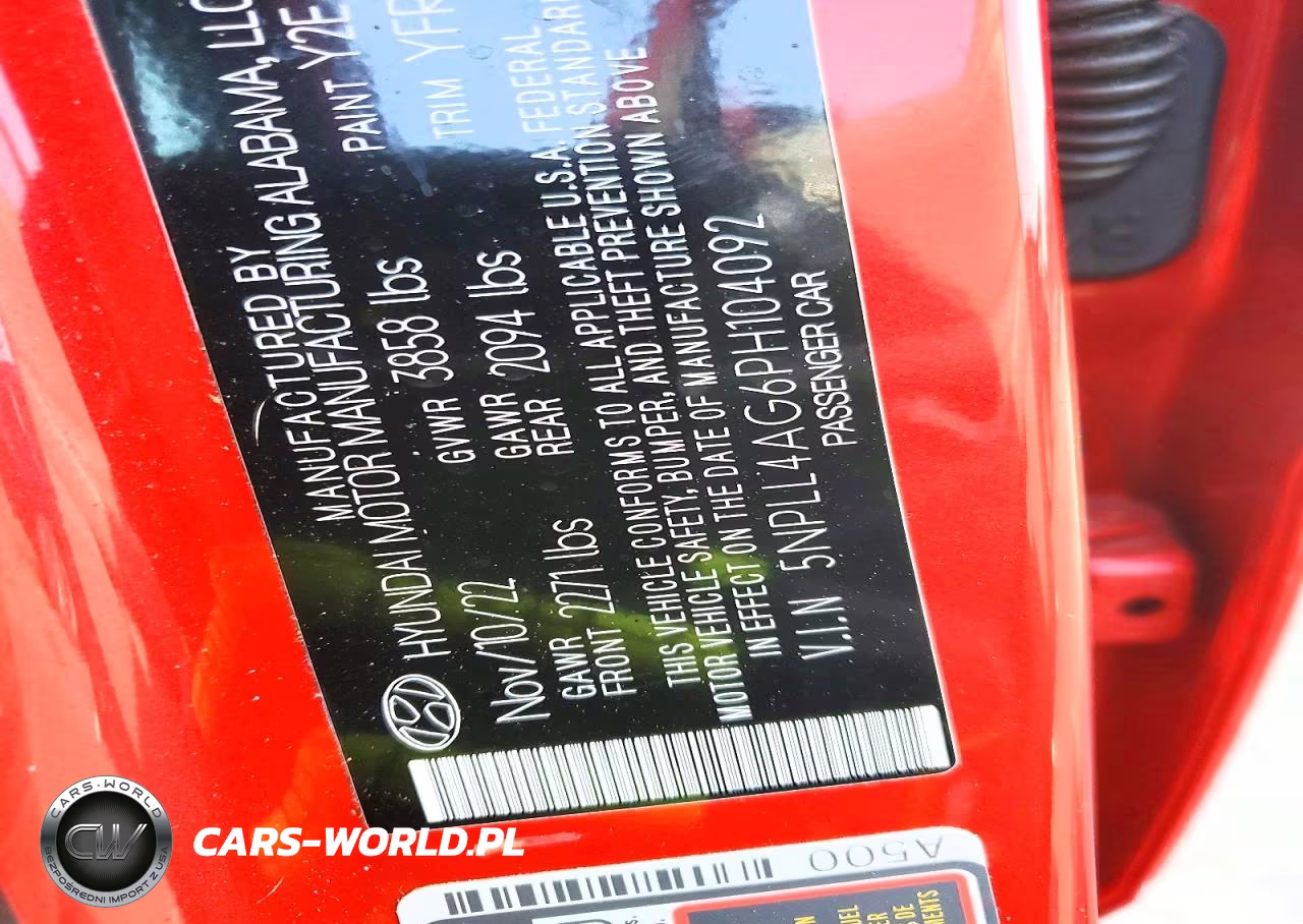 2023 Hyundai Elantra Se VIN:5NPLL4AG6PH104092 - 12
