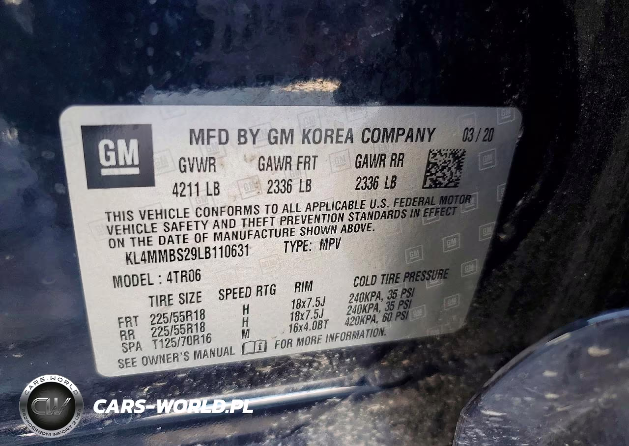 2020 Buick Encore Gx Preferred VIN:KL4MMBS29LB110631 - 12