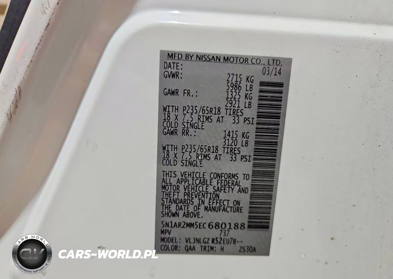 2014 Niss Pathfinder VIN:5N1AR2MM5EC680188 - 13