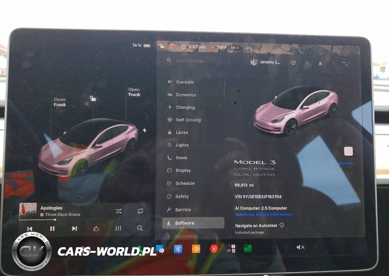 2018 Tesla Model 3 VIN:5YJ3E1EB3JF183704 - 9