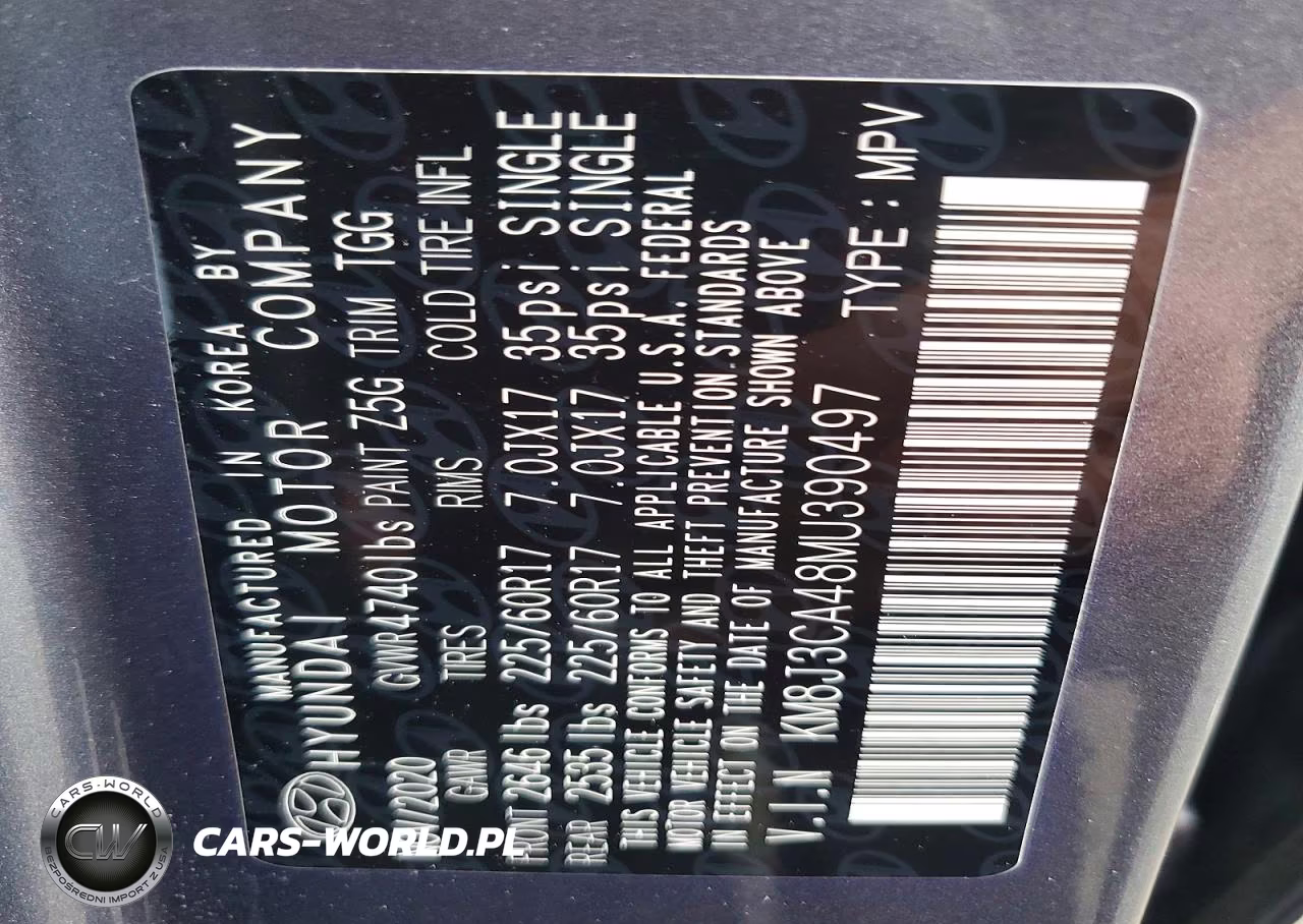 2021 Hyundai Tucson Value VIN:KM8J3CA48MU390497 - 13