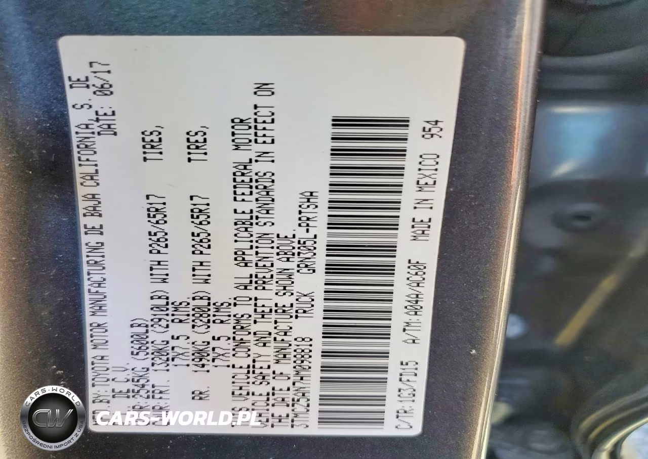 2017 Toyota Tacoma Trd Sport VIN:3TMCZ5AN7HM098818 - 12