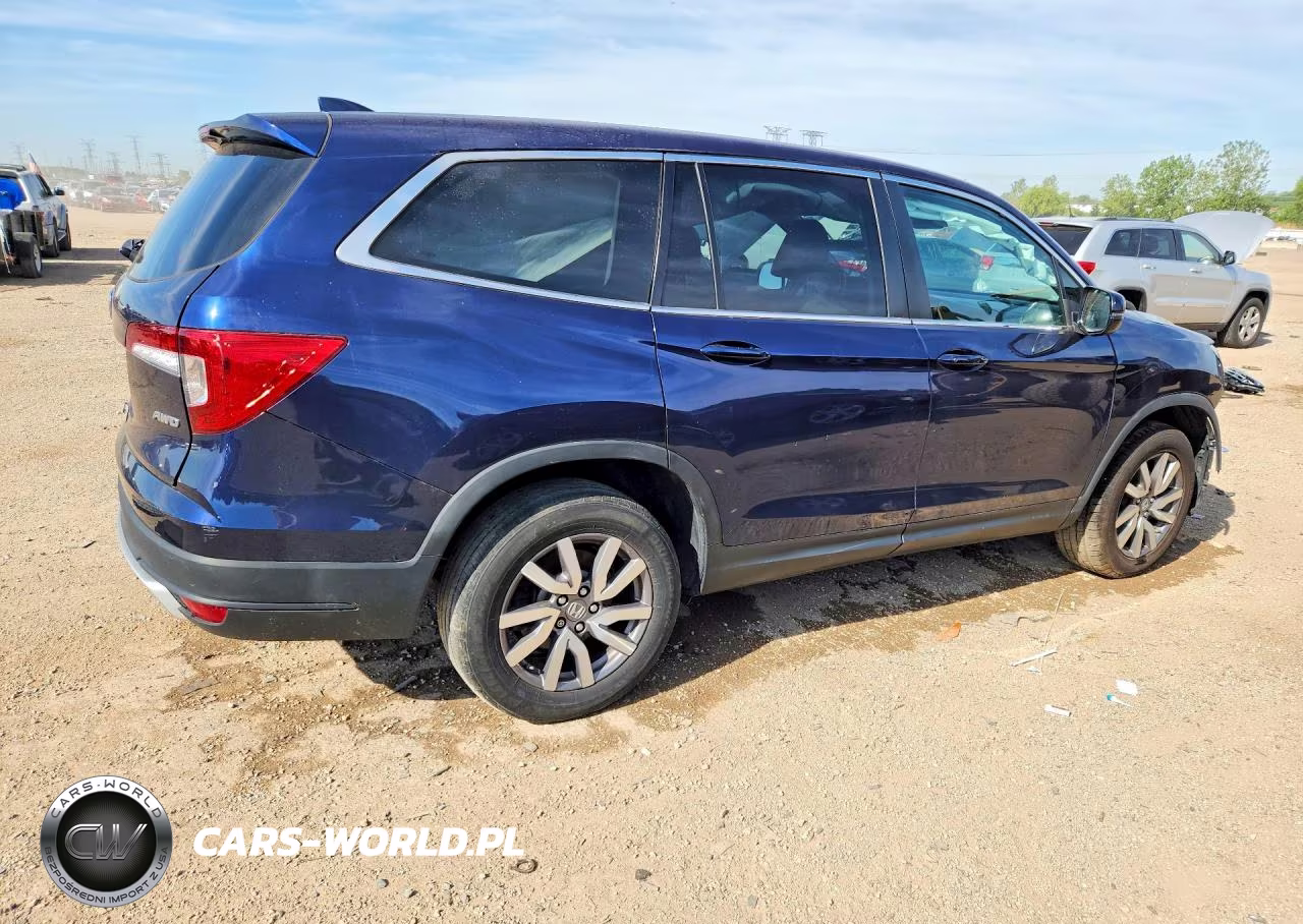 2019 Honda Pilot Exl VIN:5FNYF6H52KB028617 - 3
