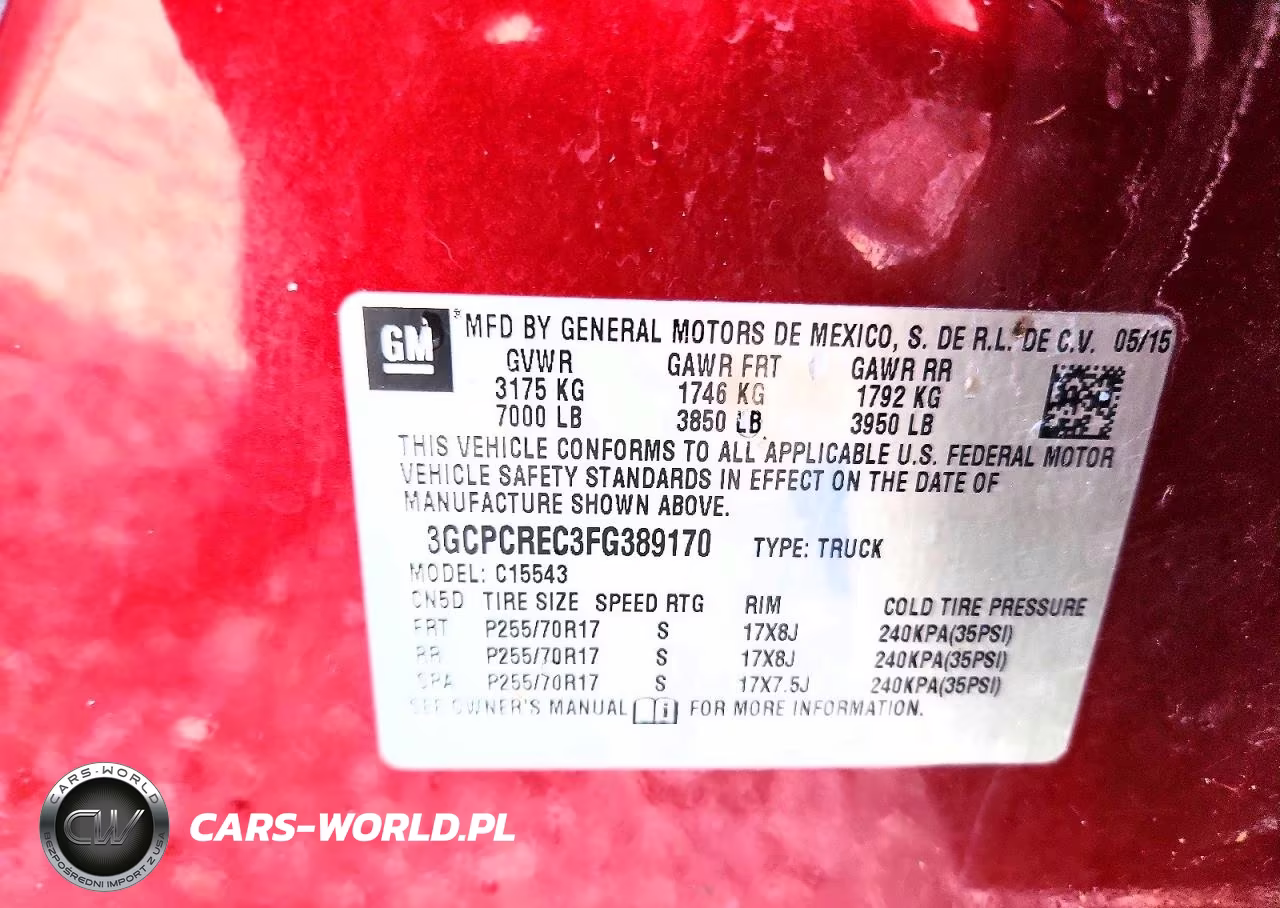 2015 Chevrolet Silverado C1500 Lt VIN:3GCPCREC3FG389170 - 12
