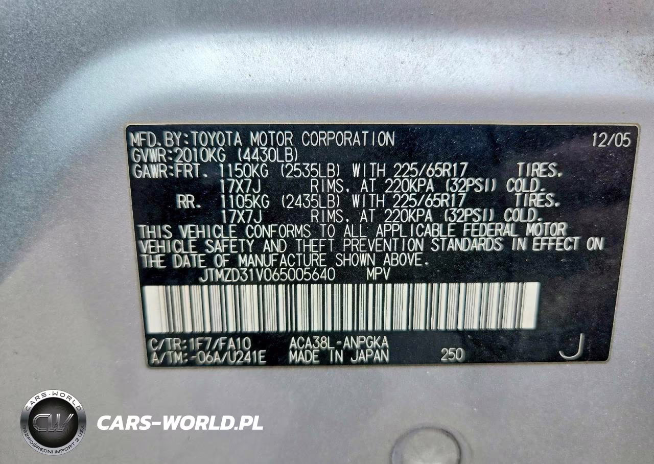 2006 Toyota Rav4 Limited VIN:JTMZD31V065005640 - 13