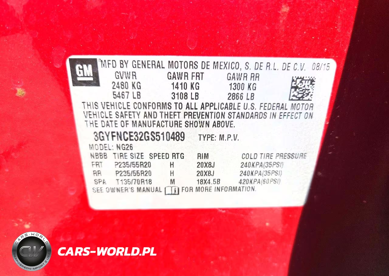 2016 Cadillac Srx Performance Collection VIN:3GYFNCE32GS510489 - 14