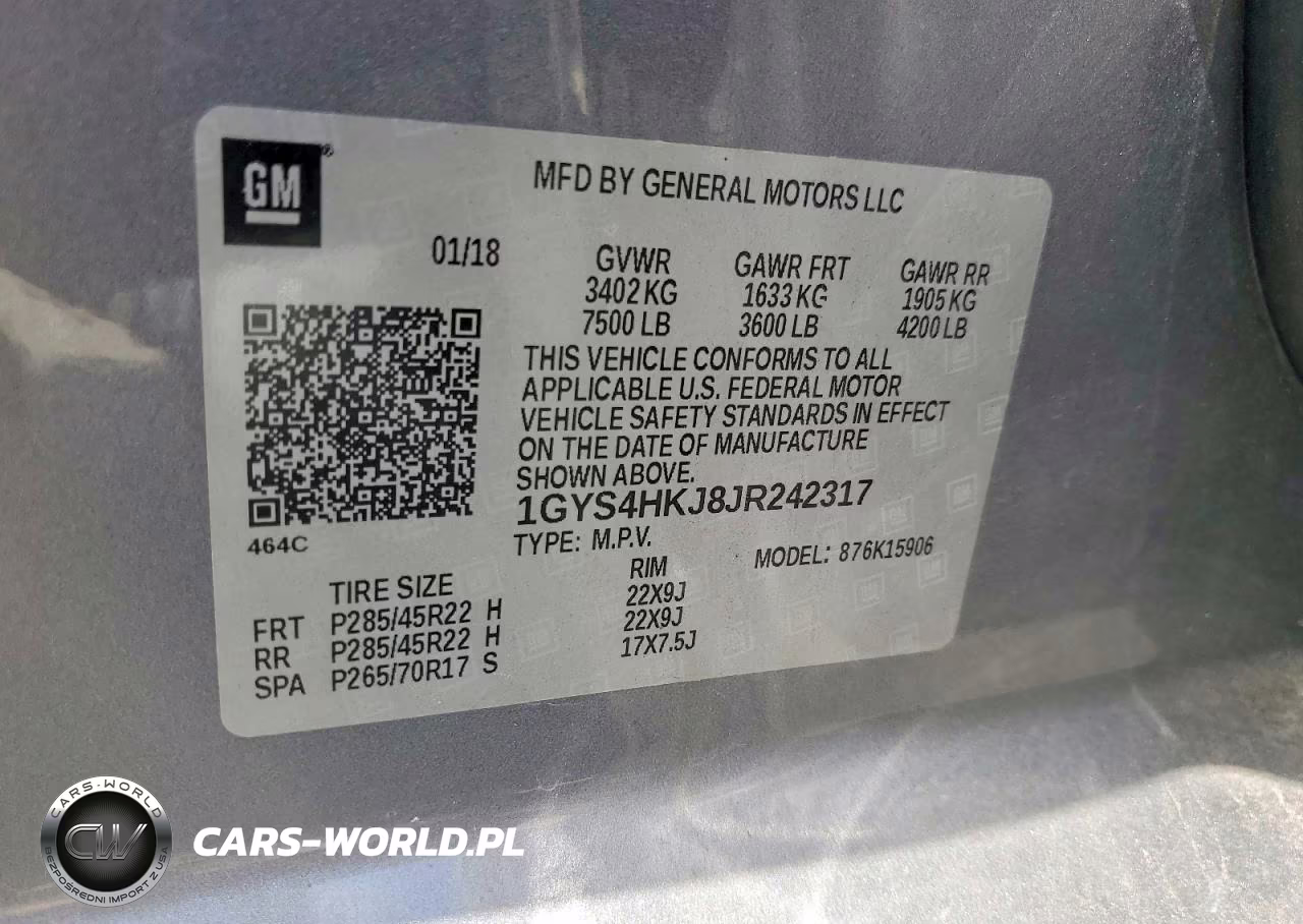 2018 Cadillac Escalade Esv Luxury VIN:1GYS4HKJ8JR242317 - 13