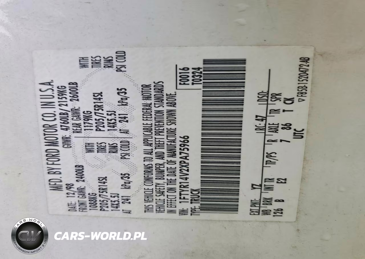 1999 Ford Ranger Super Cab VIN:1FTYR14V2XPA75966 - 12