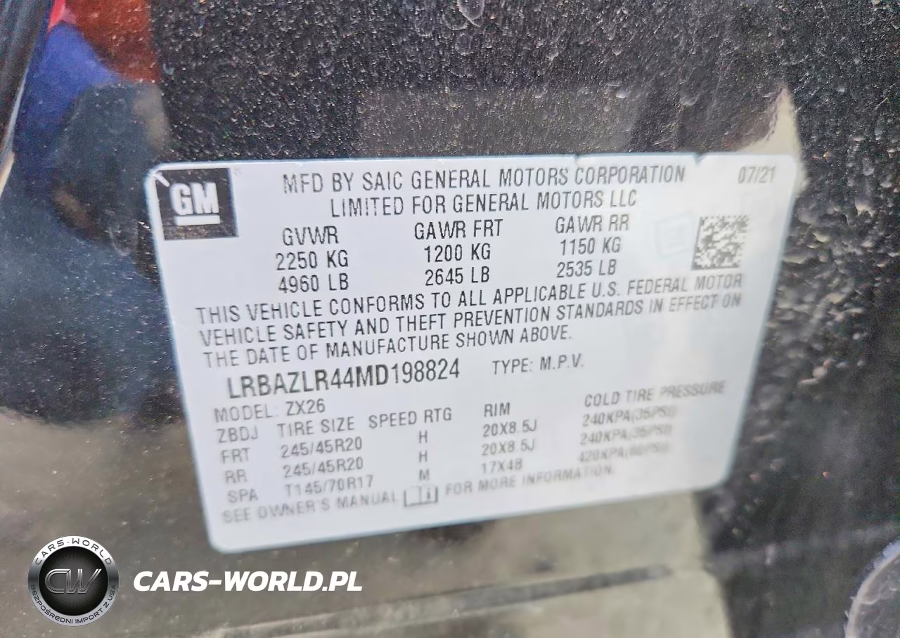 2021 Buick Envision Preferred VIN:LRBAZLR44MD198824 - 13