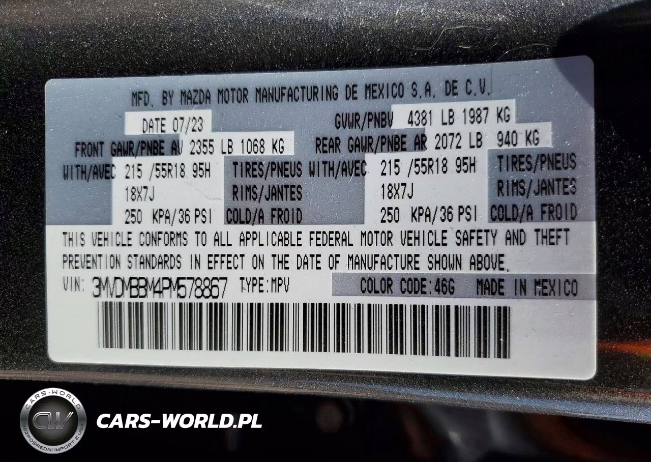 2023 Mazda Cx-30 Select VIN:3MVDMBBM4PM578867 - 14