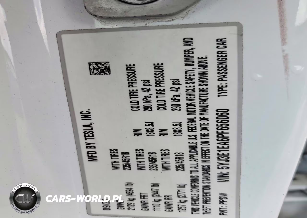 2023 Tesla Model 3 VIN:5YJ3E1EA6PF656060 - 12