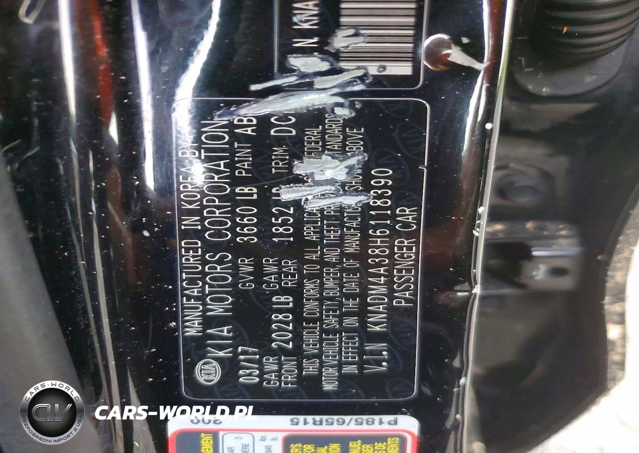 2017 Kia Rio Lx VIN:KNADM4A38H6118390 - 12