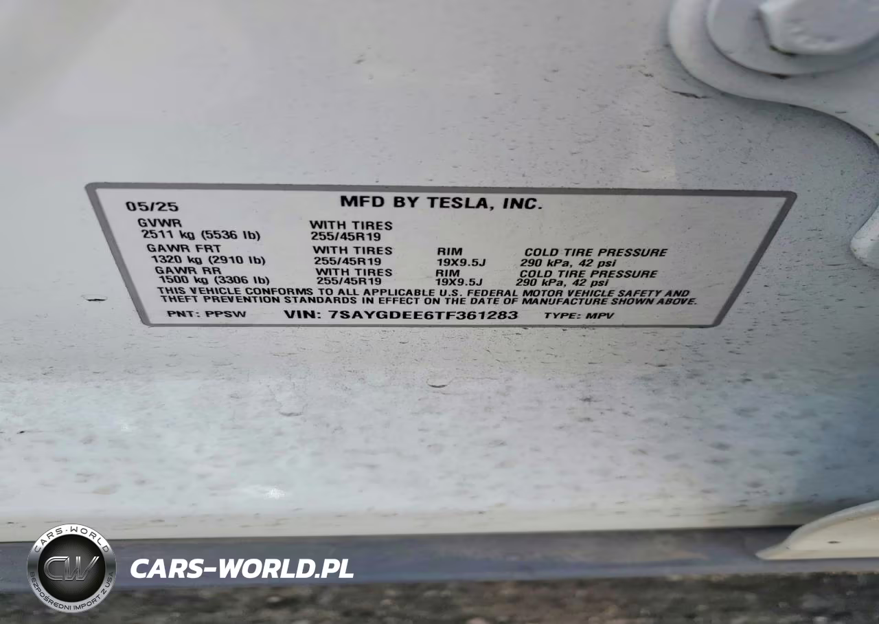 2026 Tesla Model Y VIN:7SAYGDEE6TF361283 - 13