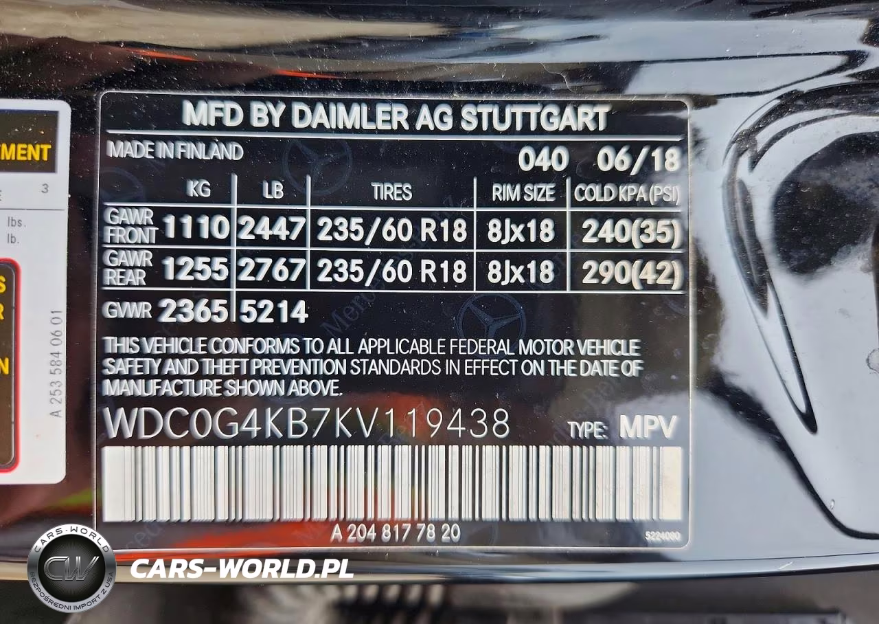 2019 Mercedes-Benz Glc 300 4Matic VIN:WDC0G4KB7KV119438 - 13