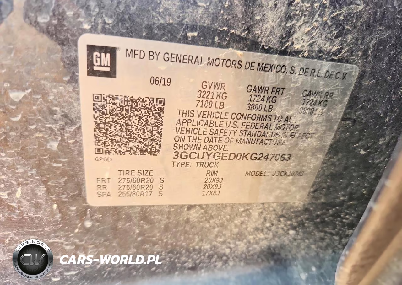 2019 Chevrolet Silverado K1500 Ltz VIN:3GCUYGED0KG247063 - 12