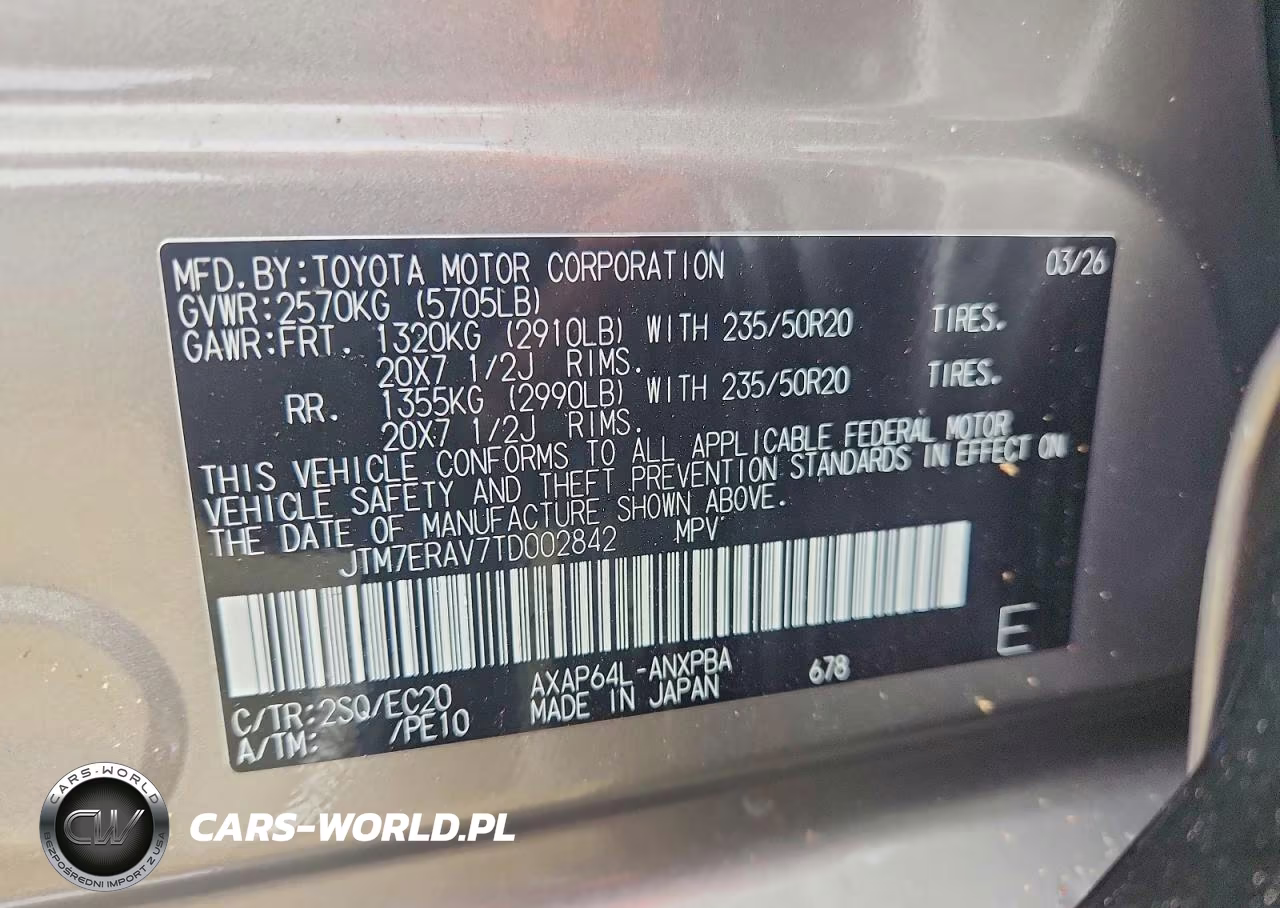 2026 Toyota Rav4 Plug-In Hybrid Xse VIN:JTM7ERAV7TD002842 - 13