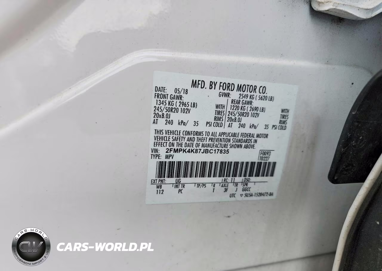 2018 Ford Edge Titanium VIN:2FMPK4K87JBC17835 - 13