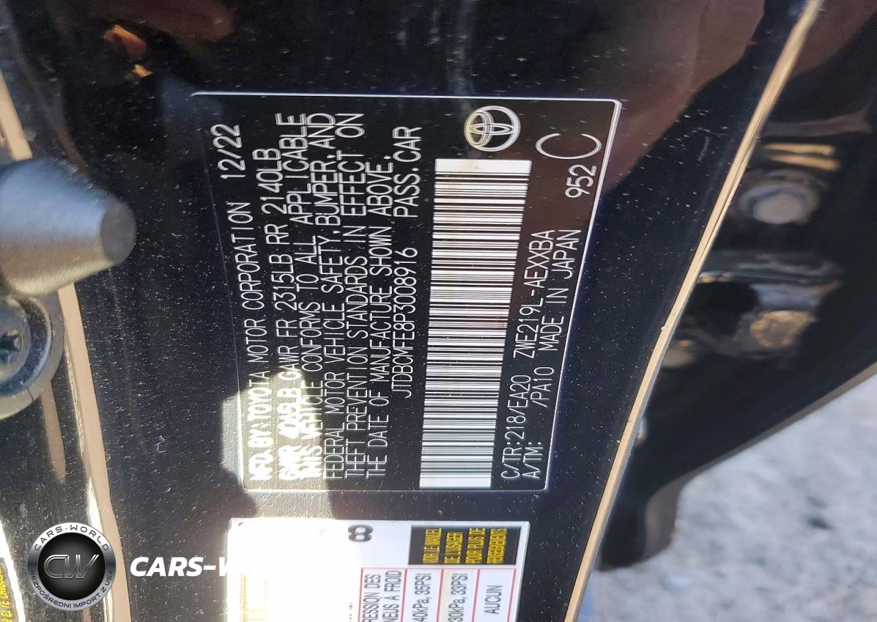 2023 Toyota Corolla Hybrid Xle VIN:JTDBCMFE8P3008916 - 12