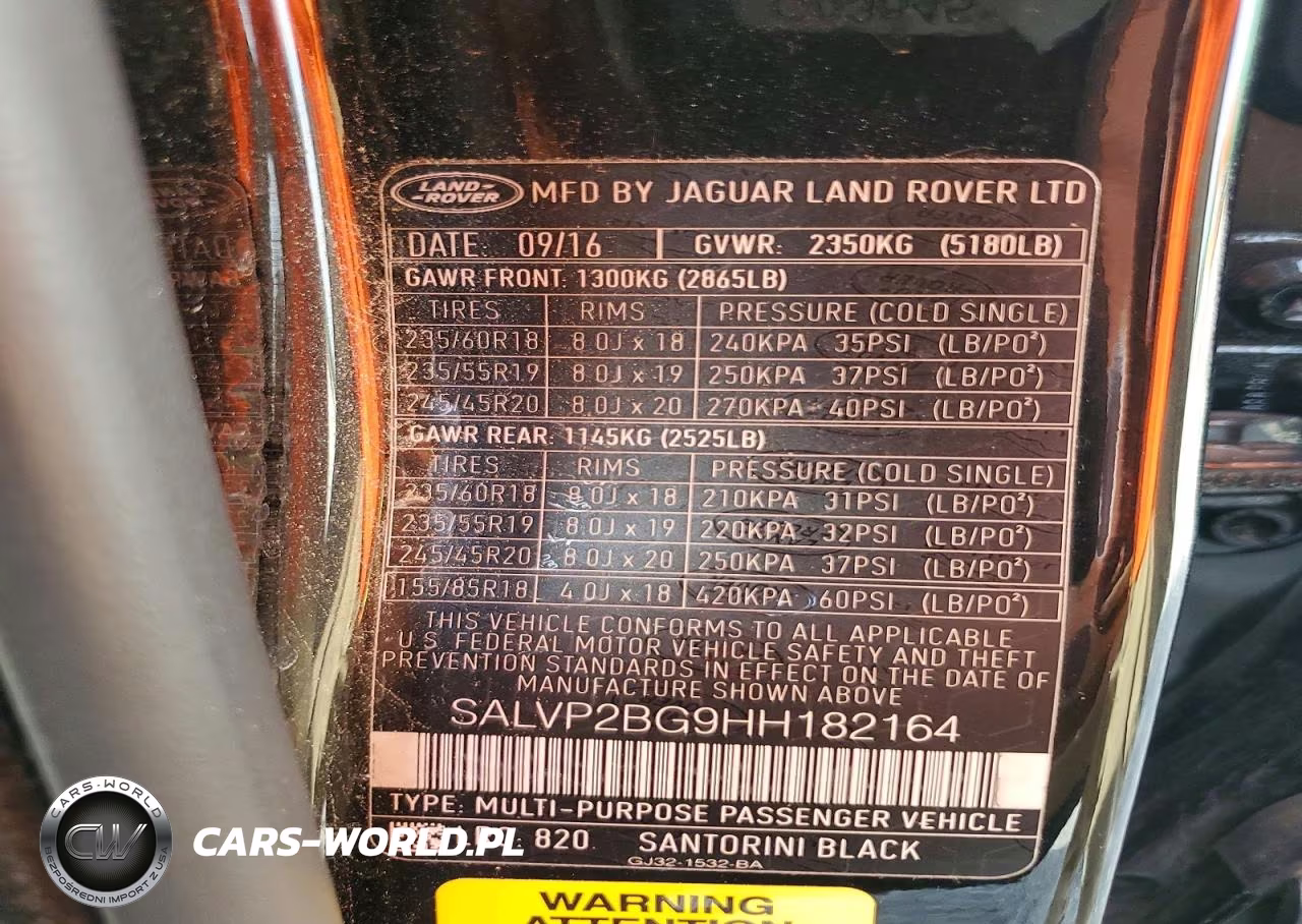 2017 Land Rover Range Rover Evoque Se VIN:SALVP2BG9HH182164 - 13