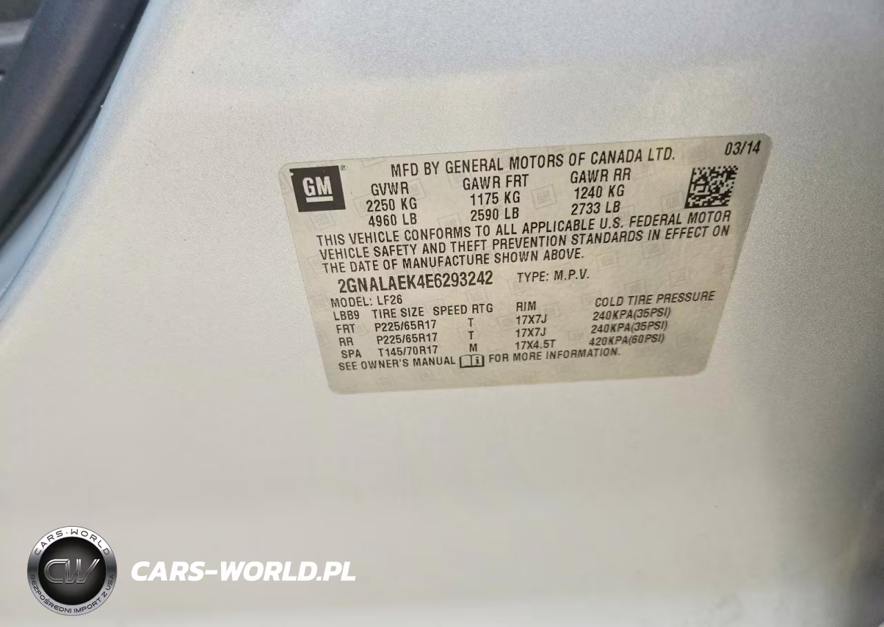 2014 Chevrolet Equinox Ls VIN:2GNALAEK4E6293242 - 12