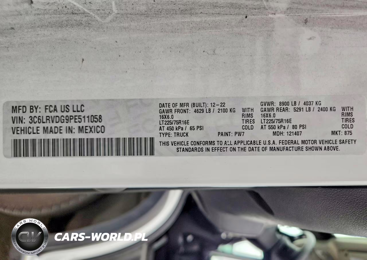 2023 Ram Promaster 2500 Delivery Van VIN:3C6LRVDG9PE511058 - 13