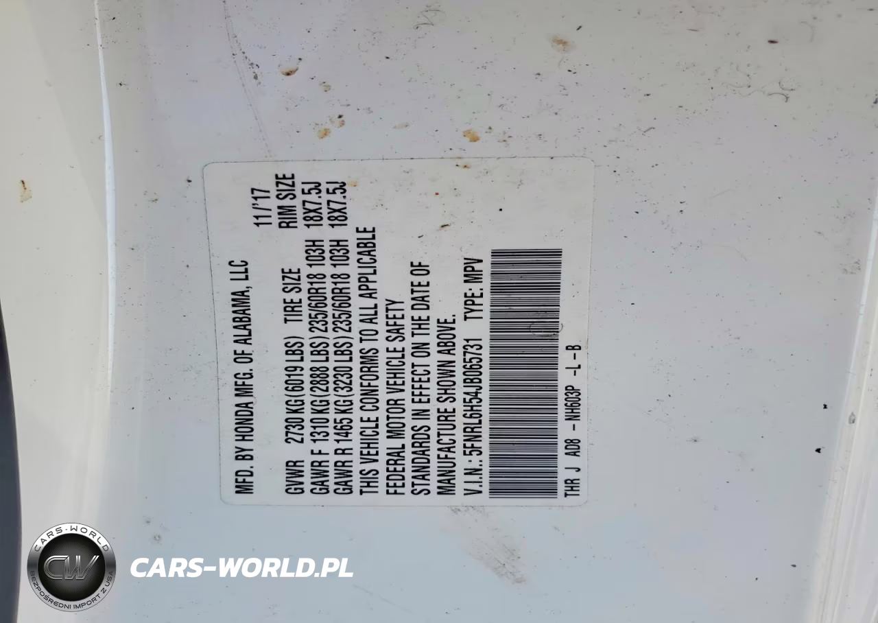2018 Honda Odyssey Ex VIN:5FNRL6H54JB065731 - 13