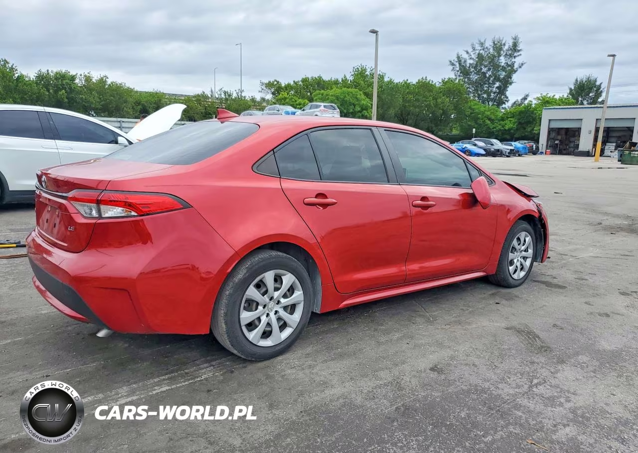 2021 Toyota Corolla Le VIN:JTDEPMAEXMJ165444 - 3