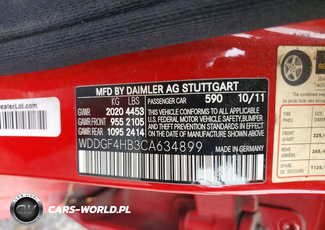 2012 Mercedes-Benz C 250 VIN:WDDGF4HB3CA634899 - 12