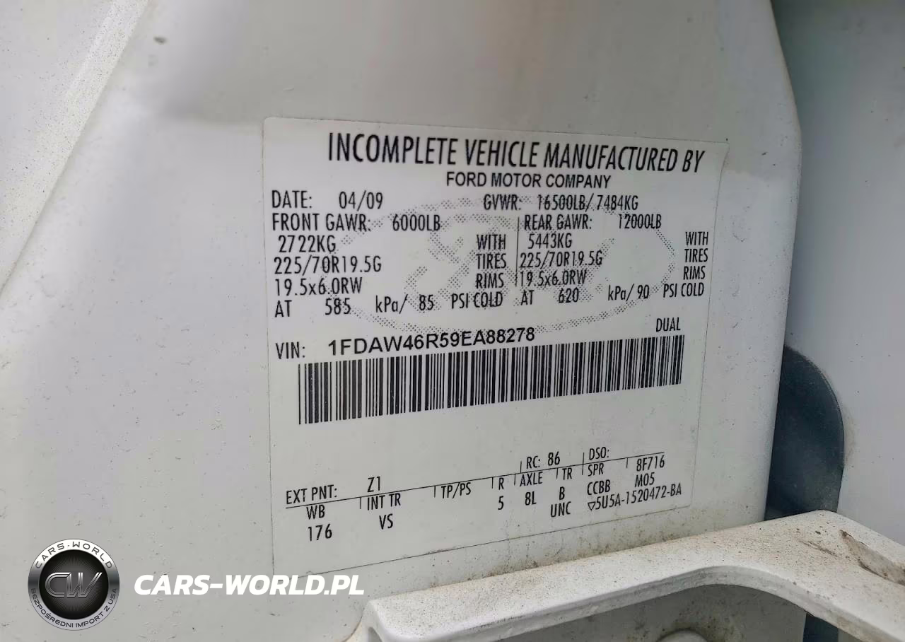 2009 Ford F450 Super Duty VIN:1FDAW46R59EA88278 - 13