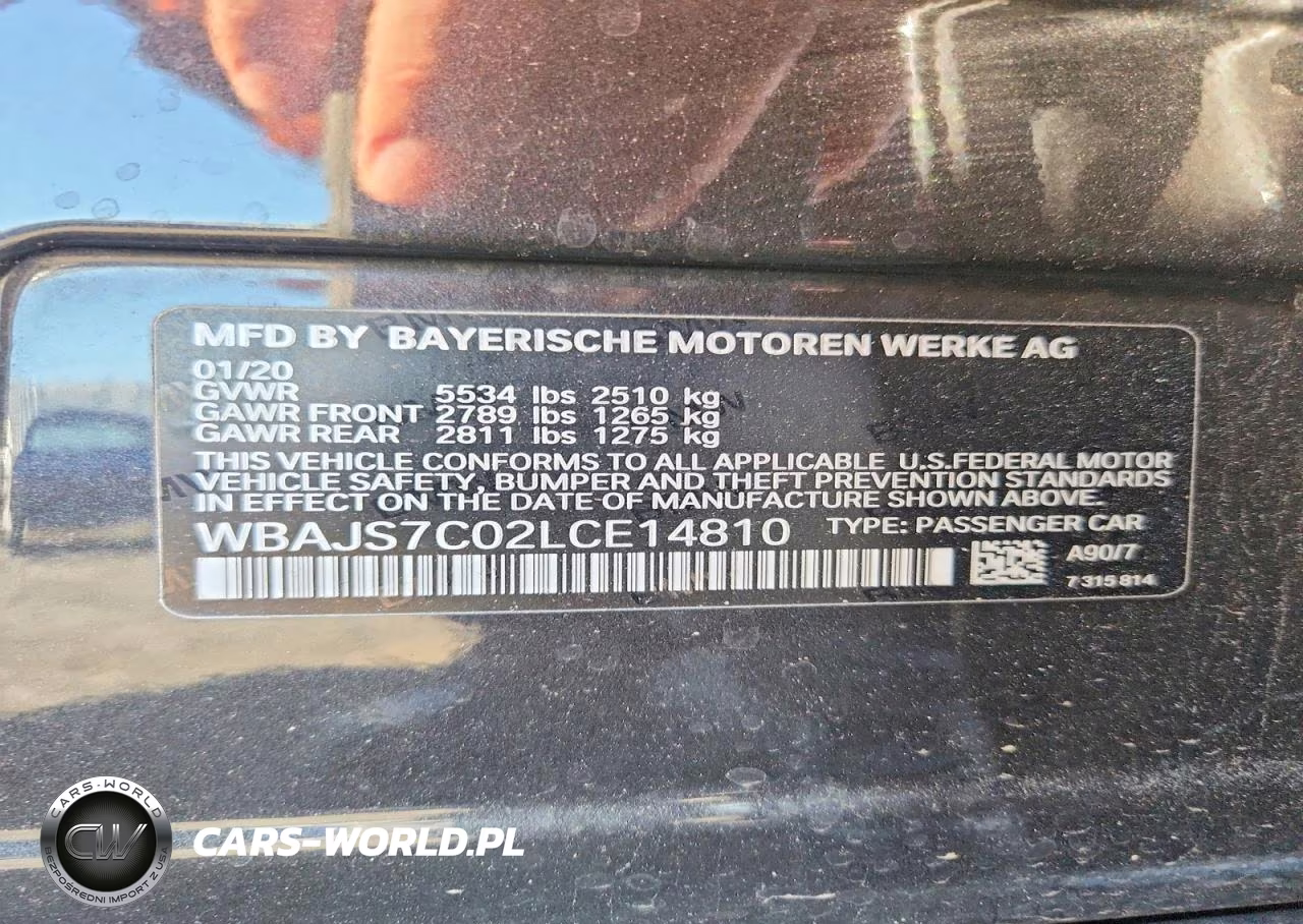 2020 BMW M550Xi VIN:WBAJS7C02LCE14810 - 13