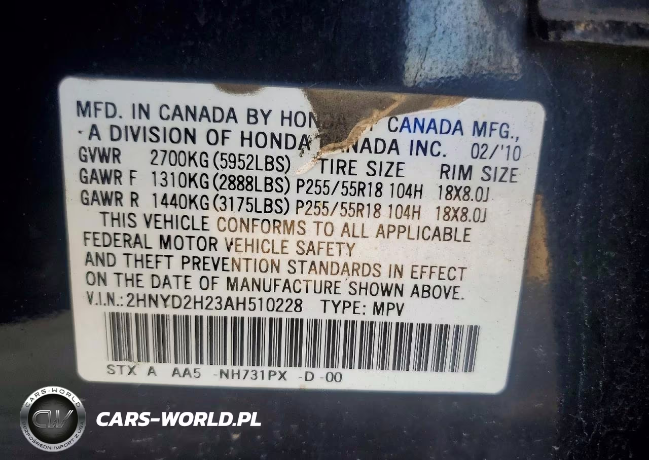 2010 Acura Mdx VIN:2HNYD2H23AH510228 - 13