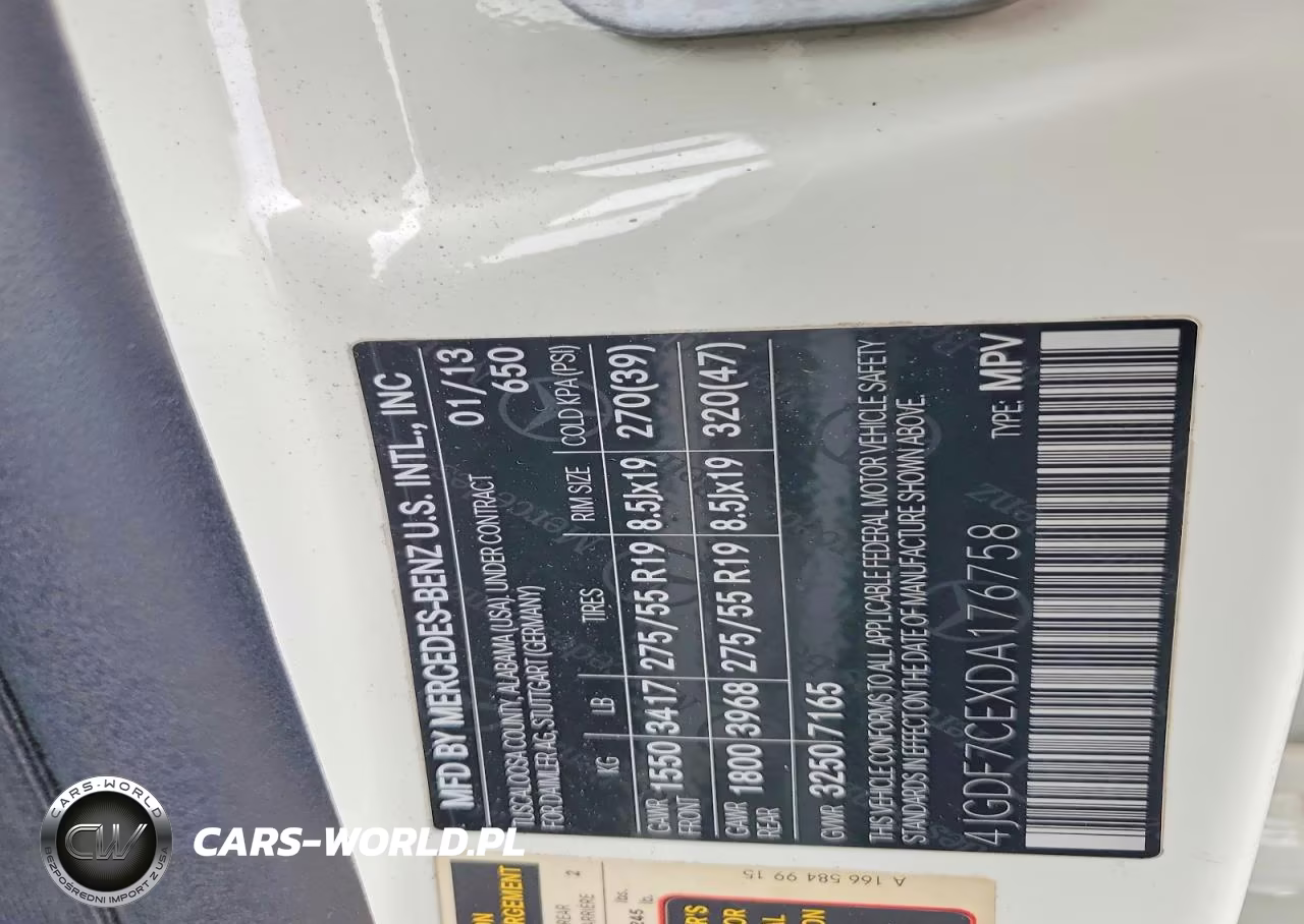 2013 Mercedes-Benz Gl 450 4Matic VIN:4JGDF7CEXDA176758 - 12