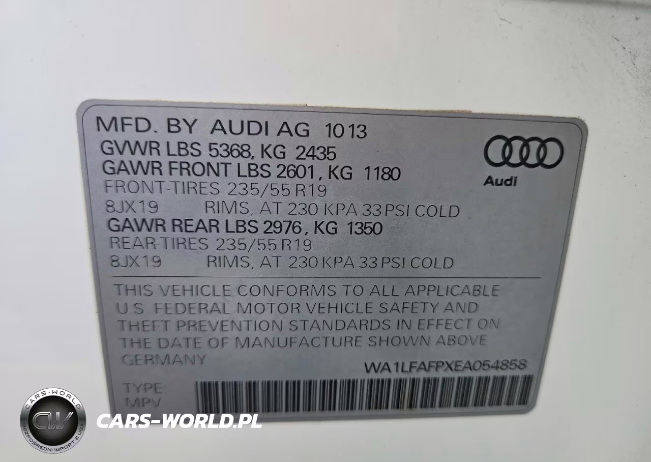 2014 Audi Q5 Premium Plus VIN:WA1LFAFPXEA054858 - 13