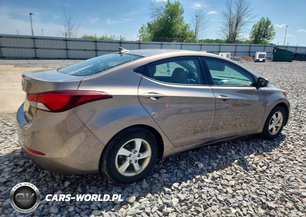 2014 Hyundai Elantra Se VIN:5NPDH4AE6EH519219 - 3