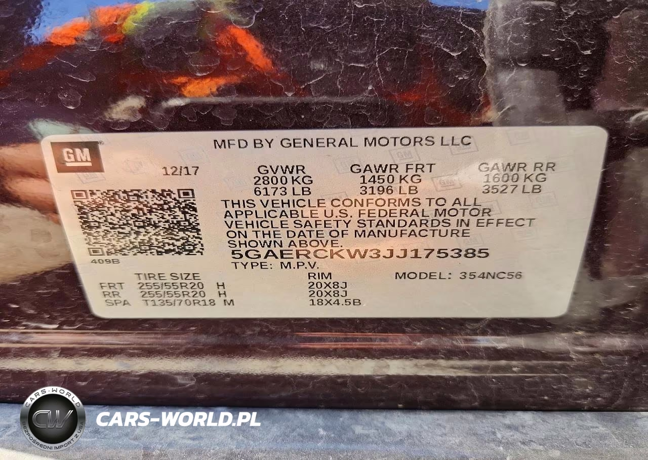 2018 Buick Enclave Premium VIN:5GAERCKW3JJ175385 - 13