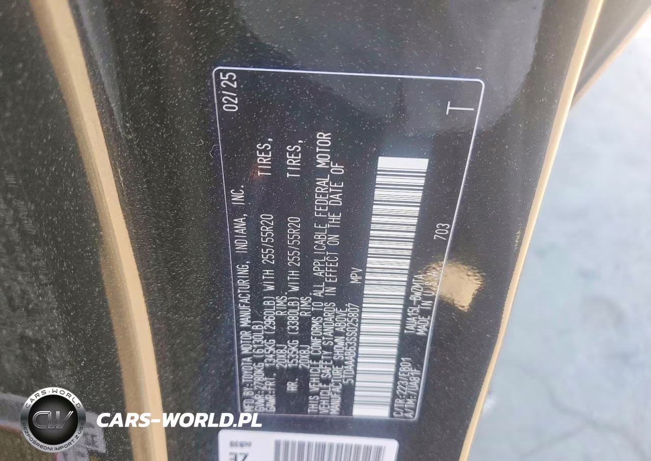 2025 Lexus Tx 350 Premium VIN:5TDAAAB63SS025807 - 13