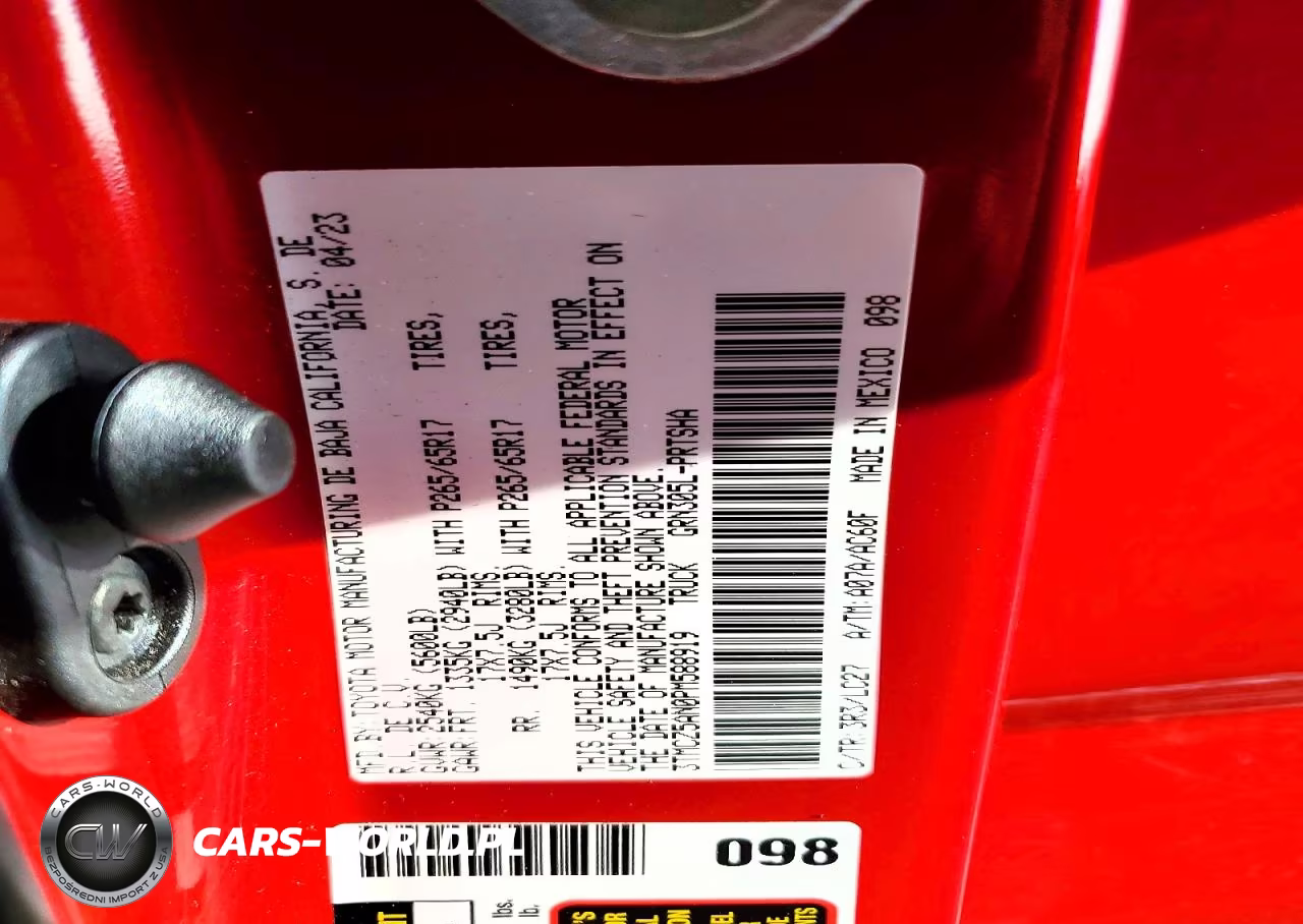 2023 Toyota Tacoma Trd Sport VIN:3TMCZ5AN0PM588919 - 13