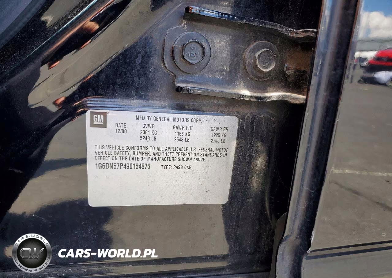 2009 Cadillac Cts-V VIN:1G6DN57P490154875 - 12