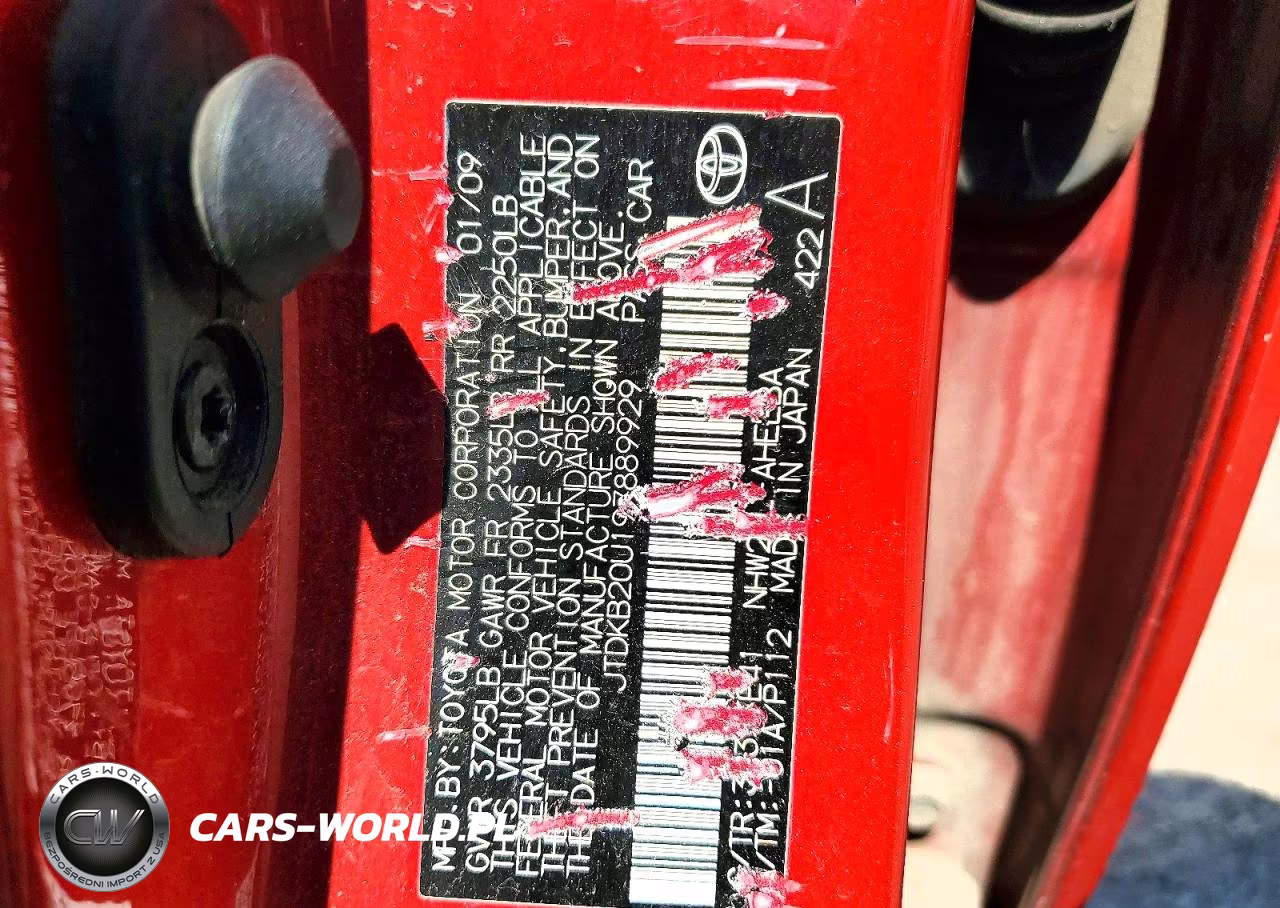 2009 Toyota Prius Base VIN:JTDKB20U197889929 - 12