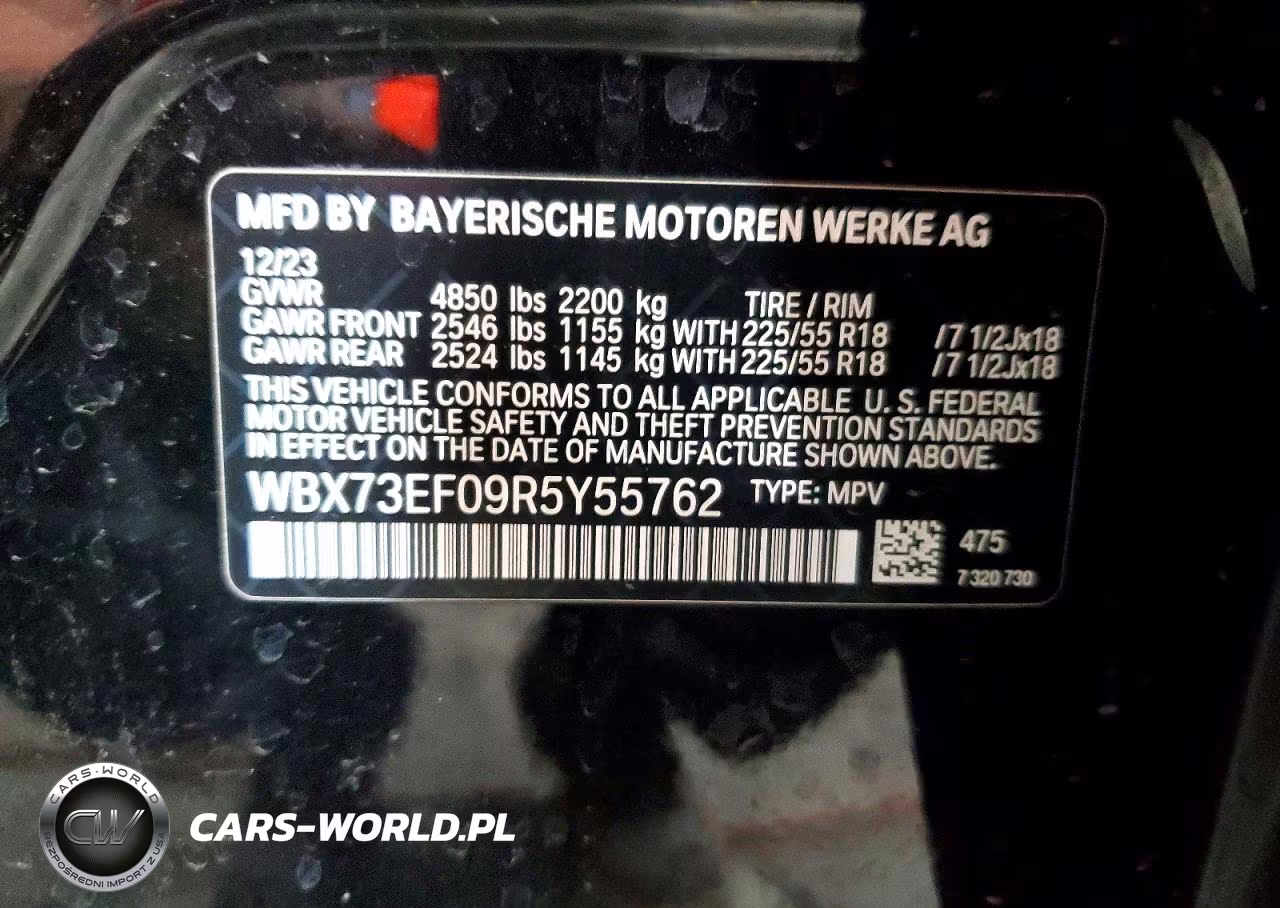 2024 BMW X1 xDrive28I VIN:WBX73EF09R5Y55762 - 13