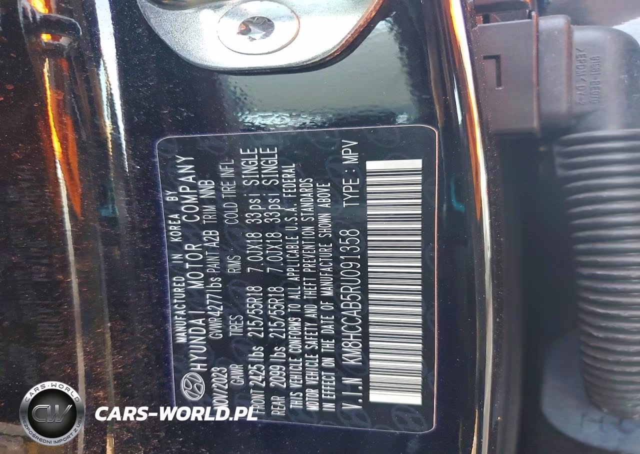 2024 Hyundai Kona Sel VIN:KM8HCCAB5RU091358 - 13