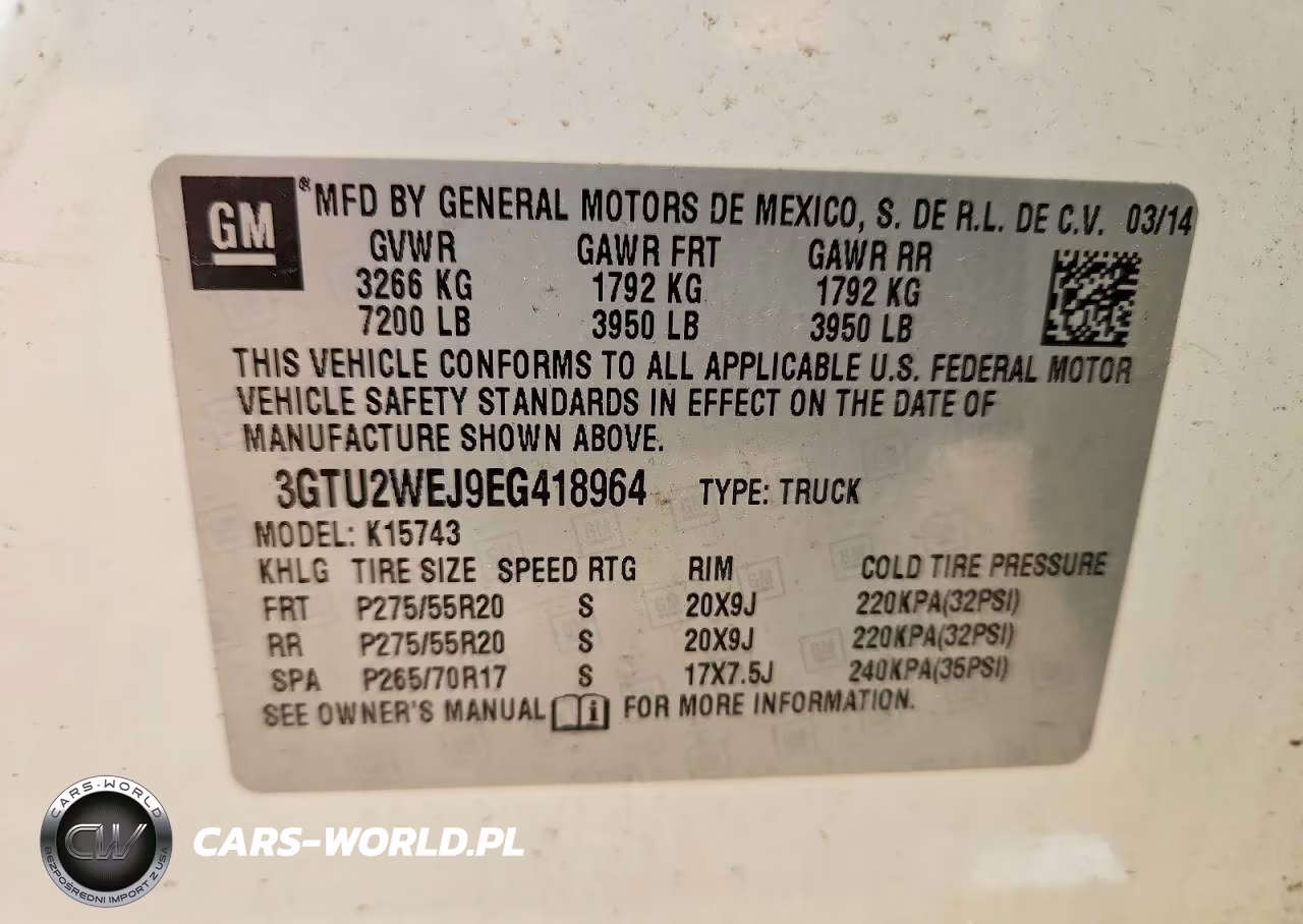 2014 GMC Sierra K1500 Denali VIN:3GTU2WEJ9EG418964 - 13