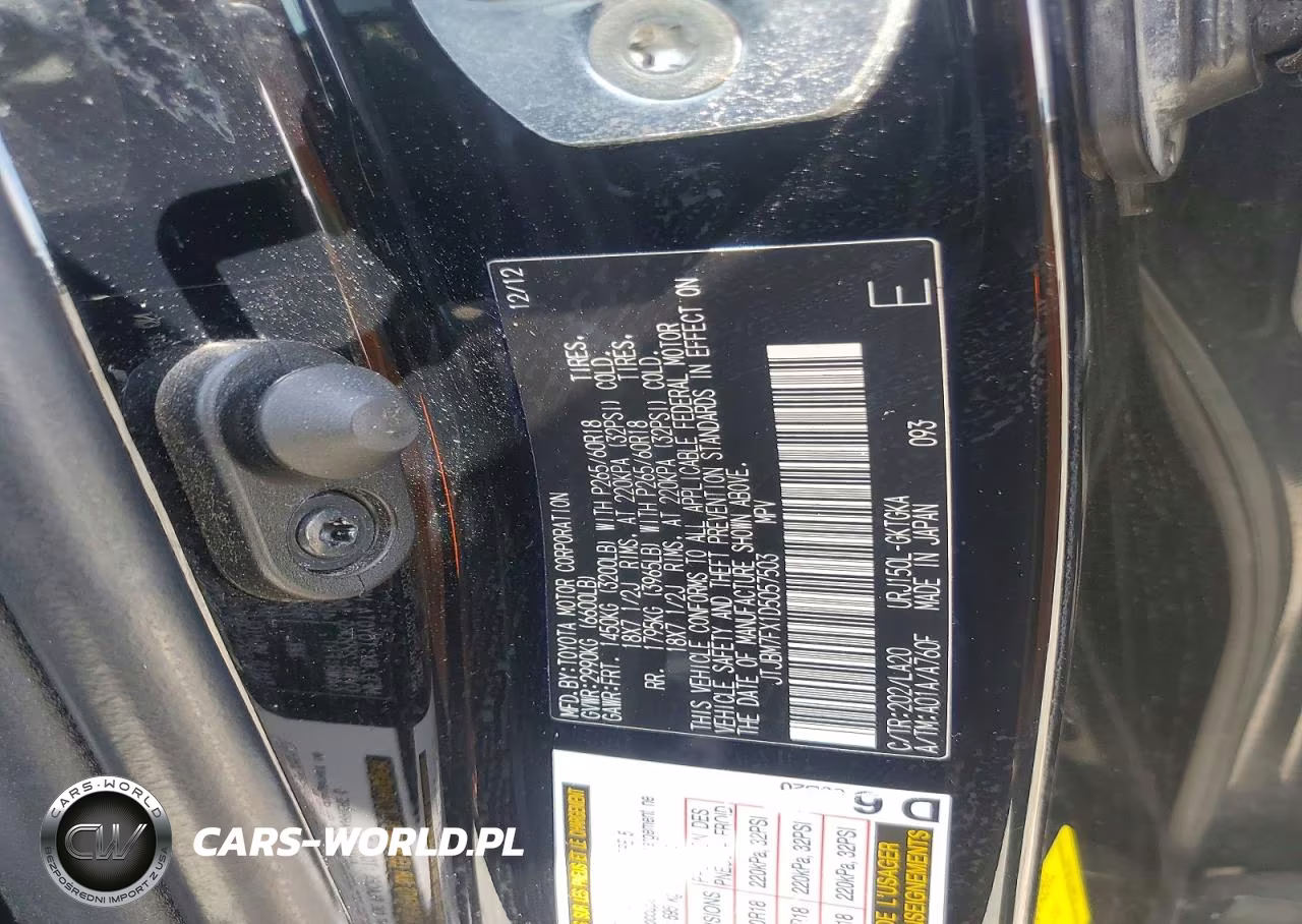 2013 Lexus Gx 460 VIN:JTJBM7FX1D5057503 - 12